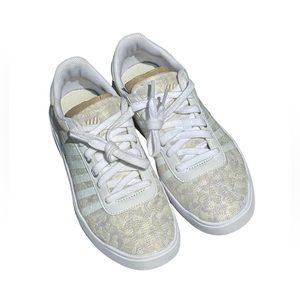 K-Swiss Women’s Heritage Light T Casual Sneakers- White/Antique White - Size 7.5